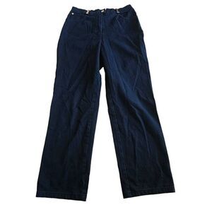 St John sport womens Sz 4 dust black straight leg jeans